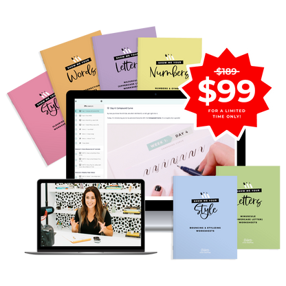 ShowMeYourCalligraphy Workbooks Bundle