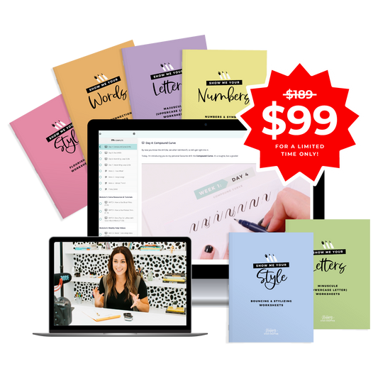 ShowMeYourCalligraphy Workbooks Bundle